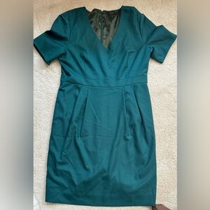 J Crew Career Dress - women’s Size 16 Hunter Green